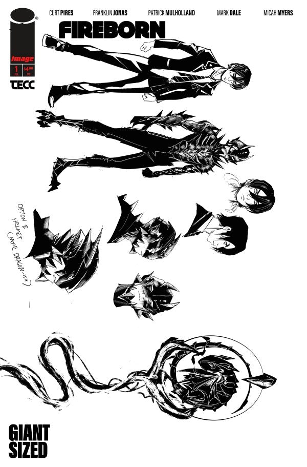 FIREBORN #1 Muholland 1:15 Design Variant - Image Comics Presale 4/15